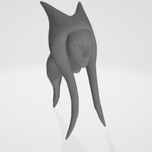 swips extraterrestre tête Jeu miniatures étoile guerres légion togruta 3d print model - Mito3D