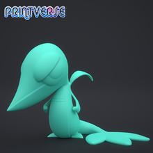 snivey pokemon figurine 3d print model - Mito3D