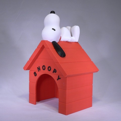 snoopy various peanuts comics cartoon 3D print model - Mito3D