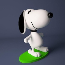 snoopy juguetes imagen cuadro modelo juegos charly dibujos animados 3d print model - Mito3D