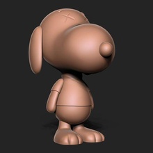 snoopy juguete perro 3dprinting esculpir Arte figura juegos juguetes 3d print model - Mito3D