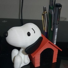 snoopy pencil holder toy 3d print model - Mito3D
