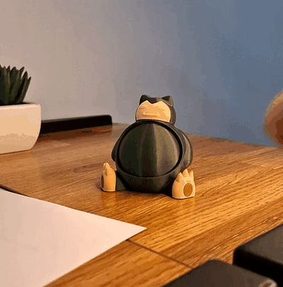 snorlax contenitore casa pokemon esfera pokebola 3d print model - Mito3D