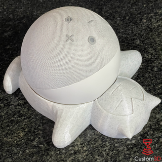 snorlax stand echo dot gen 4 & 5 pokemon alexa 3d print model - Mito3D