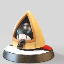 snorunt ventilateur art pok lun figurine pokemon 3d print model - Mito3D