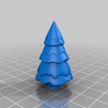 snow-covered fir tree home pin pine sapin snow decor 3d print model - Mito3D