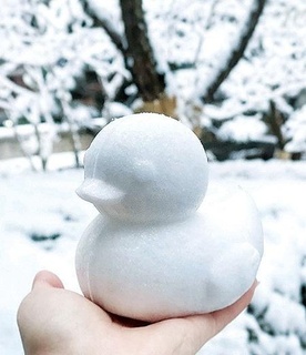 snow Pato fabricante 3d print model - Mito3D