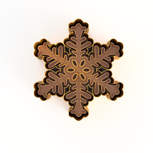 snow flake cookie cutter cortador galleta copo nieve snowflake house christmas cutters marzipan chirstmas santa claus tree clous arbolito 3d print model - Mito3D