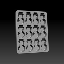 snow man - bath bomb confetti micro mini multi molds solid shampoo soap press mold mould vacuum 3d print model - Mito3D