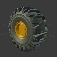 neige pneu + roue rc 1 18 10 off road 3d print model - Mito3D