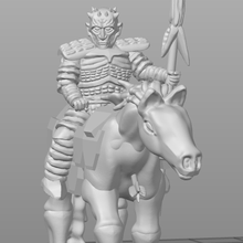 snow muertos vivientes caballo jinete 3d print model - Mito3D