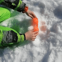 boule neige moule Jeu Balle ski Extérieur vacances impression endroit souple ronfler 3d print model - Mito3D
