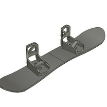 snowboard 1 10 rc tarayıcı cip ganimet rccar araba 10scale minyatür eksenel traxxas rc4wd 3d print model - Mito3D
