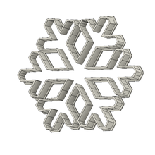 snowflake home kitchen dining snow utensils tool cookie cutter cookiecutter christmas 3d print model - Mito3D