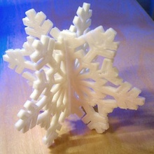 floco de neve vários ornamento natal destaque 3d print model - Mito3D