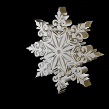 flocon neige art 3d print model - Mito3D