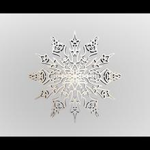 snowflake 3d print model - Mito3D