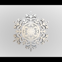 fiocco neve arte fiocchi modello 3d miscelatore intricato unico ghiaccio cielo natura brina Natale 3d print model - Mito3D