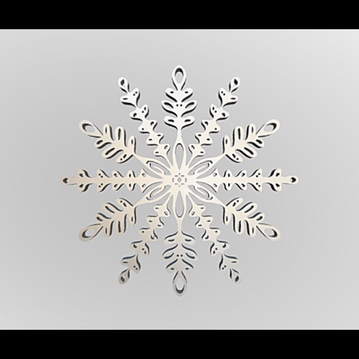 fiocco neve arte fiocchi modello 3d miscelatore intricato unico ghiaccio cielo natura brina Natale 3D print model - Mito3D