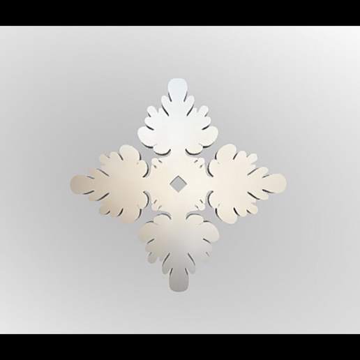 snowflake art snowflakes snow model 3d blender intricate unique ice sky nature frost christmas 3D print model - Mito3D