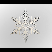 snowflake art snowflakes snow model 3d blender intricate unique ice sky nature frost christmas 3d print model - Mito3D