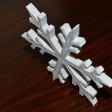 fiocco neve Natale 3d_printing 3d print model - Mito3D