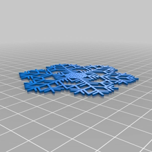 snowflake 2 customized interactive_art 3d print model - Mito3D