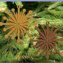 snowflake beauty 3dgregor home christmas ball star fir tree made printable printing 3d print model - Mito3D