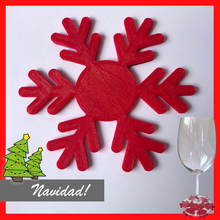 snowflake christmas cup holder 3d print model - Mito3D