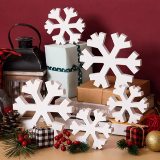 kar tanesi Noel kış ev Baba taneleri tatil 3d print model - Mito3D
