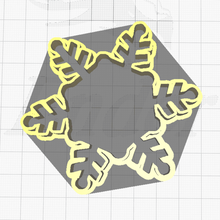 snowflake cookie cutter kitchen tools cake 3d print model - Mito3D