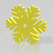 snowflake cookie cutter strumento fiocco di neve cookiecutter natale 3d print model - Mito3D