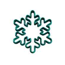 snowflake cookie cutter cutting 3d print model - Mito3D