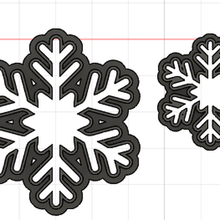 flocon neige coupeur 3d print model - Mito3D