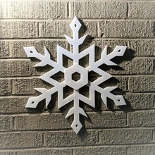 flocon neige décoration hiver 3d print model - Mito3D