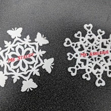 snowflake decorations art winter christmas toy souvenir gift