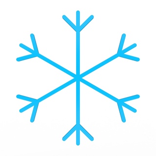 snowflake emoji snow weather snowstorm wintertime cold climate winter icon symbol cartoon 3d model 3dsmax 3d print model - Mito3D