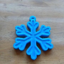 snowflake key ring home keychain wrench decoration hearth 3d print model - Mito3D
