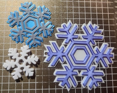 kar tanesi süsler ev Noel süs dekor dekorasyon deko 3d print model - Mito3D