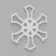 snowflake queen ajedrez chess christmas decoration ornament decor echecs game reina reine xadrez 3d print model - Mito3D