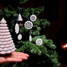 snowflake tree 3d print model - Mito3D