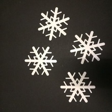 snowflake home byctrldesign coaster winter christmas 3d print model - Mito3D