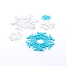 snowflakes home christmas parties events decorations ornaments 3d print model - Mito3D