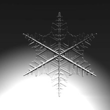 fiocchi neve Natale anno inverno 3d print model - Mito3D