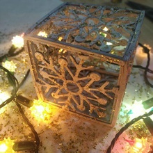 kar taneleri dekorasyon gadget Noel ağaç tatil mevsim toplama Fener Hediyeler 3d print model - Mito3D