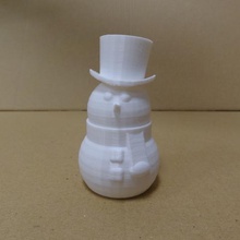 pupazzo di neve casa 3d print model - Mito3D