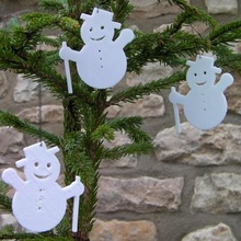 snowman home decor reprap openscad decoration christmas 3d print model - Mito3D