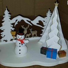 snowman toy 3d print model - Mito3D