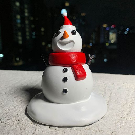 bonhomme neige 3D print model - Mito3D