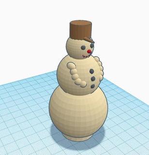 snowman Home 3d print model - Mito3D